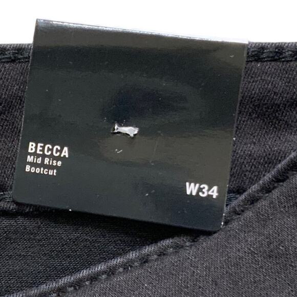 True Religion Becca Jeans Women's Plus Size 14 Mid Rise Bootcut Stretch Denim - Picture 14 of 16